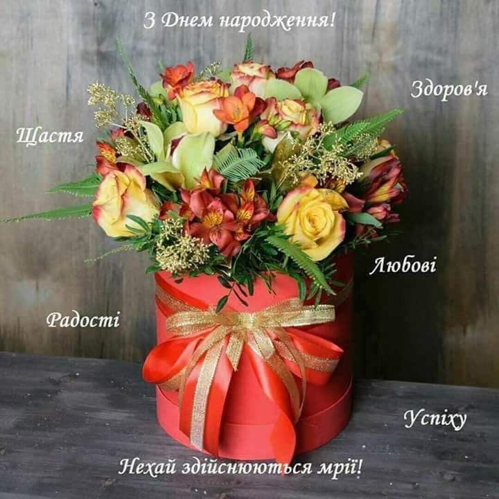 Привітання з днем народження українською мовою 